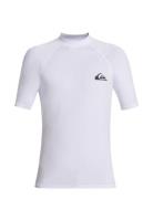Everyday Upf50 Ss Tops T-shirts Short-sleeved White Quiksilver
