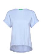 T-Shirt Tops T-shirts & Tops Short-sleeved Blue United Colors Of Benet...
