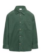 Shirt Baby Cord Tops Shirts Long-sleeved Shirts Green Lindex