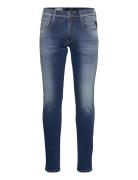 Anbass Trousers Hyperflex Re-Used Bottoms Jeans Slim Blue Replay