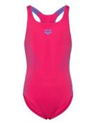 G Reflecting Swimsuit Swim Pro Back Black-Water Badedrakt Badetøy Pink...