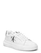 Chunky Cupsole Laceup Lth Ml Mtl Lave Sneakers White Calvin Klein