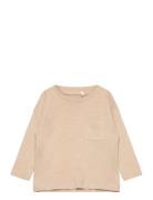 Nmmvebbe Ls Boxy Top N1 Tops Shirts Long-sleeved Shirts Cream Name It