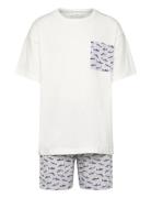 Printed Short Pyjamas Pyjamas Sett Multi/patterned Mango