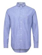 Reg Cotton Linen Shirt Tops Shirts Casual Blue GANT