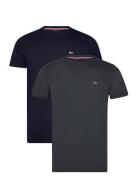Tjm Xslim 2Pack Jersey Tee Ext Tops T-shirts Short-sleeved Grey Tommy ...
