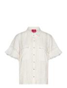 Barberacras Shirt Tops Shirts Short-sleeved White Cras