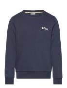 Sweatshirt Tops Sweat-shirts & Hoodies Sweat-shirts Navy BOSS