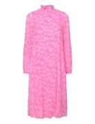 Binacras Dress Knelang Kjole Pink Cras