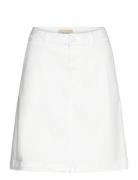 Fqharlow-Skirt Kort Skjørt White FREE/QUENT