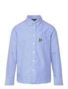 Oxford Shirt Tops Shirts Long-sleeved Shirts Blue Lyle & Scott
