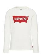 L/S Batwing Tee-Shirt Tops T-shirts Long-sleeved T-shirts White Levi's