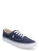 Keaton Washed Canvas Sneaker Lave Sneakers Blue Polo Ralph Lauren