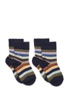 2 Pack Classic Striped Socks Sokker Strømper Multi/patterned FUB