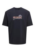 Onsrhcp Life Lic Rlx Ss Tee Tops T-shirts Short-sleeved Navy ONLY & SO...