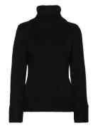 Sc-Torino Tops Knitwear Turtleneck Black Soyaconcept