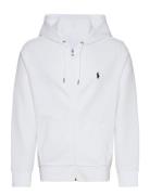 Double-Knit Full-Zip Hoodie Tops Sweat-shirts & Hoodies Hoodies White ...