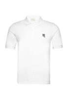 Milton Polo Tops Polos Short-sleeved White Tonsure