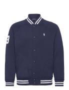 Triple-Pony Fleece Baseball Jacket Tynn Jakke Navy Polo Ralph Lauren