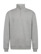 Crew Half-Zip Sweatshirt Tops Sweat-shirts & Hoodies Sweat-shirts Grey...