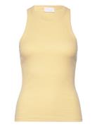 Lr-Numbia Tops T-shirts & Tops Sleeveless Yellow Levete Room