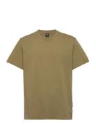 Loose R T S\S Tops T-shirts Short-sleeved Khaki Green G-Star RAW