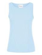 Katemw Top Tops T-shirts & Tops Sleeveless Blue My Essential Wardrobe