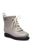 Short Rubberboot Regnstøvler Sko Beige Ilse Jacobsen