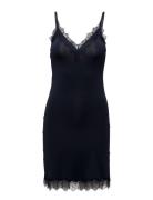 Rwbillie Lace Strap Dress Bodies Slip Navy Rosemunde