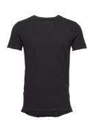 Konrad Slub S/S Tee Tops T-shirts Short-sleeved Black Gabba