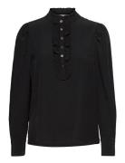 Fqapril-Sh Tops Blouses Long-sleeved Black FREE/QUENT