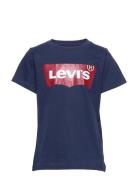 Levi's® Batwing Tee Tops T-shirts Short-sleeved Blue Levi's