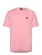 Plain T-Shirt Tops T-shirts Short-sleeved Pink Lyle & Scott