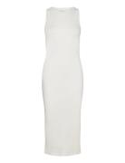 Vmlavender Sl Calf Dress Noos Knelang Kjole Cream Vero Moda