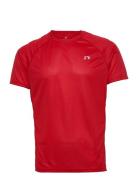 Men Core Running T-Shirt S/S Sport T-shirts Short-sleeved Red Newline