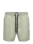 Onsted Life Short Swim Noos Badeshorts Green ONLY & SONS