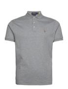 Custom Slim Fit Soft Cotton Polo Shirt Tops Polos Short-sleeved Grey P...