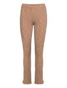 Dahlia Knit Trouser 22-01 Bottoms Trousers Flared Multi/patterned HOLZ...