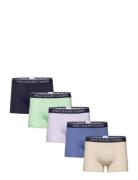 Classic Stretch Cotton Trunk 5-Pack Boksershorts Blue Polo Ralph Laure...