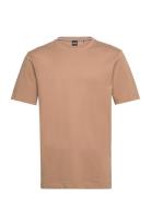 Thompson 01 Tops T-shirts Short-sleeved Beige BOSS