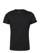 Andre Tee Tops T-shirts Short-sleeved Black Urban Pi Ers