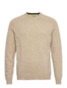 Onsedward Reg 7 Wool Crew Knit Tops Knitwear Round Necks Beige ONLY & ...