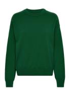 Superfine Lambswool C-Neck Tops Knitwear Jumpers Green GANT