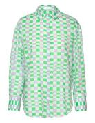 Mary Tops Shirts Long-sleeved Multi/patterned Mango