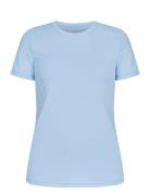 Jacquard Tee Sport T-shirts & Tops Short-sleeved Blue Röhnisch
