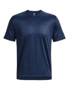 Ua Tech Vent Ss Sport T-shirts Short-sleeved Navy Under Armour
