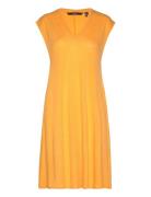 Vmmarijune Sl Knee Dress Jrs Knelang Kjole Orange Vero Moda