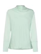 Ayumi Silk Blouse Tops Blouses Long-sleeved Green Ahlvar Gallery