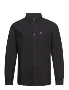 Oxford Shirt Tops Shirts Casual Black Fred Perry