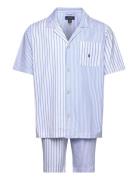 Striped Cotton Pajama Set Pyjamas Blue Polo Ralph Lauren Underwear
